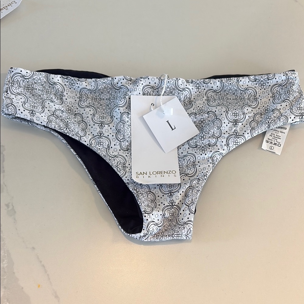 San Lorenzo marakesh Patterned Bikini Bottom - sport bottom
